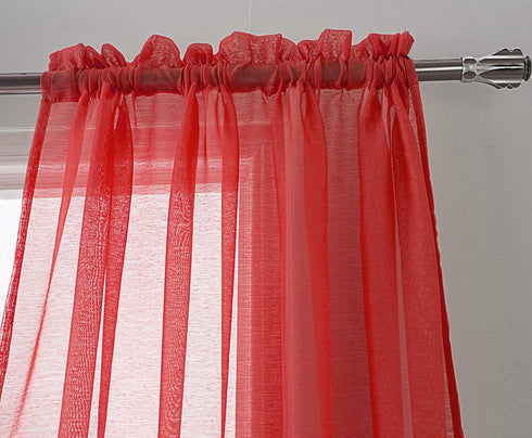 Adore the Decor™ Sheer Rod Pocket 54 x 84in. Single Curtain Panel
